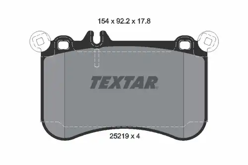 накладки TEXTAR 2521901