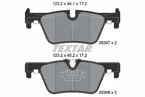 накладки TEXTAR 2530701