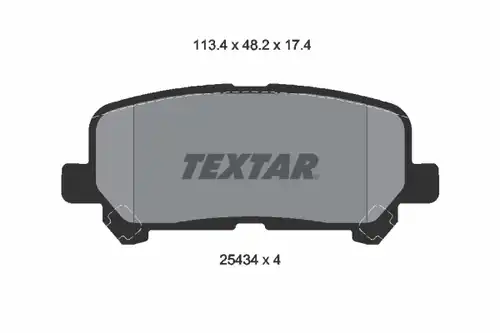 накладки TEXTAR 2543403