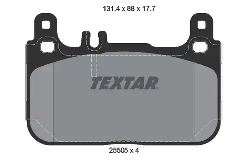 накладки TEXTAR 2550501