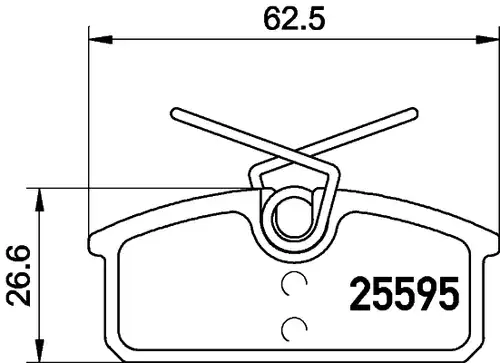 накладки TEXTAR 2559501