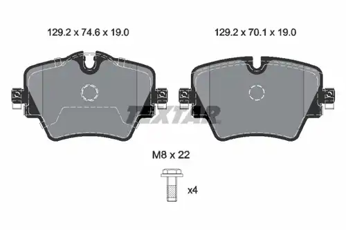 накладки TEXTAR 2561705