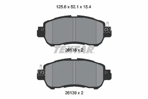 накладки TEXTAR 2613801