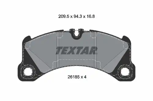 накладки TEXTAR 2618501