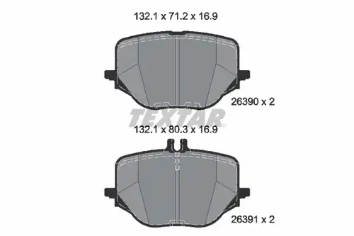 накладки TEXTAR 2639001