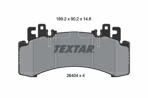 накладки TEXTAR 2640401