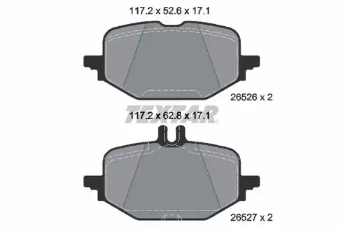 накладки TEXTAR 2652601