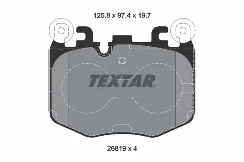 накладки TEXTAR 2681901