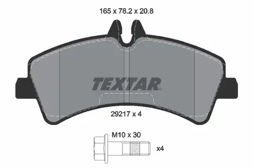 накладки TEXTAR 2921702