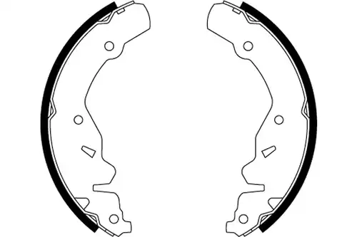 комплект спирачна челюст TEXTAR 91064200