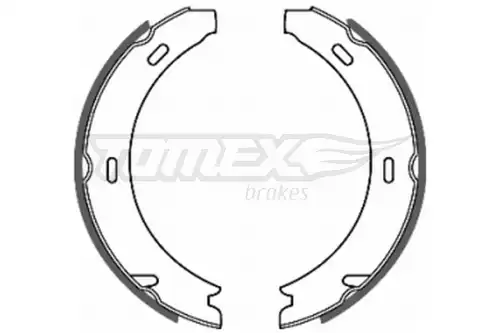 комплект спирачна челюст TOMEX Brakes TX 20-37