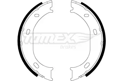 комплект спирачна челюст TOMEX Brakes TX 21-17