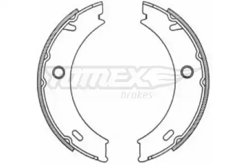 комплект спирачна челюст TOMEX Brakes TX 21-18