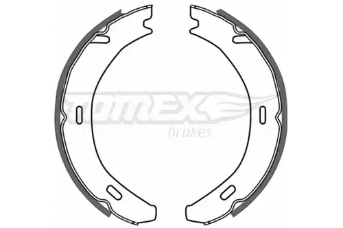 комплект спирачна челюст TOMEX Brakes TX 21-20