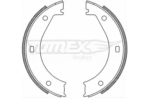 комплект спирачна челюст TOMEX Brakes TX 21-25