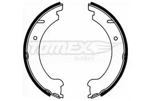 комплект спирачна челюст TOMEX Brakes TX 21-69