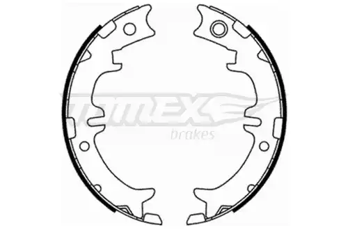 комплект спирачна челюст TOMEX Brakes TX 21-76