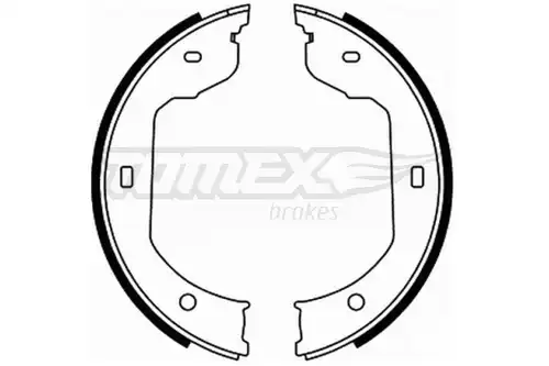 комплект спирачна челюст TOMEX Brakes TX 21-90