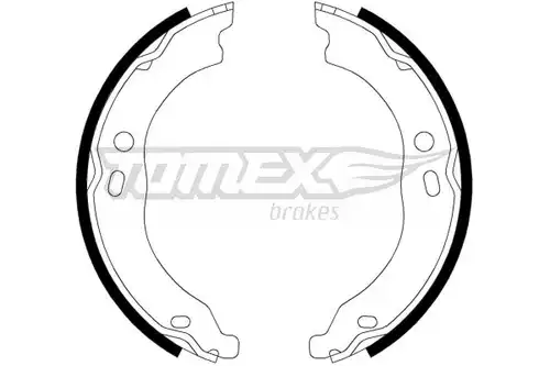 комплект спирачна челюст TOMEX Brakes TX 21-99