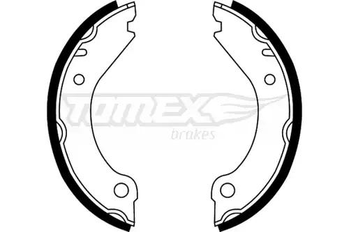 комплект спирачна челюст TOMEX Brakes TX 22-08