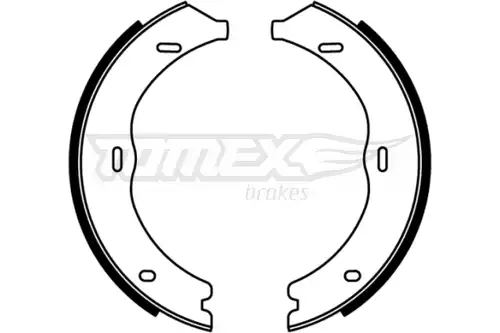 комплект спирачна челюст TOMEX Brakes TX 22-12