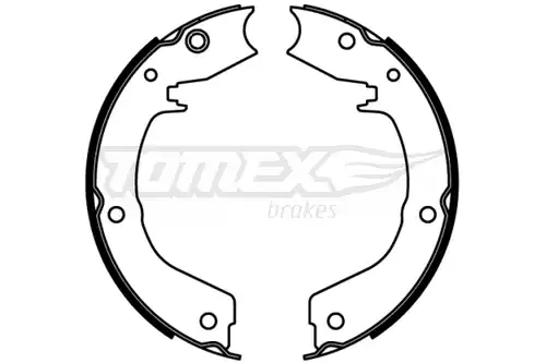 комплект спирачна челюст TOMEX Brakes TX 22-19