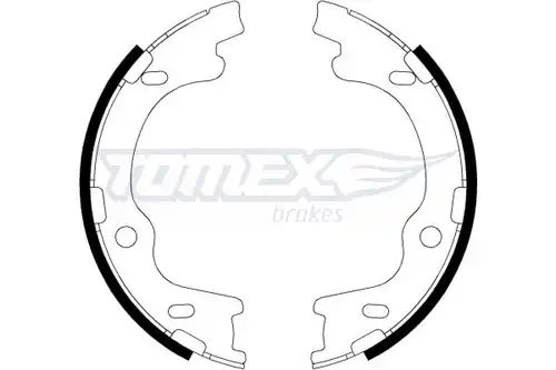 комплект спирачна челюст TOMEX Brakes TX 22-20