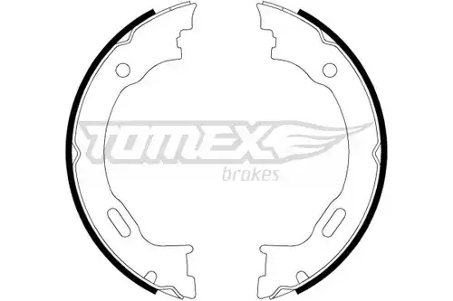 комплект спирачна челюст TOMEX Brakes TX 22-27