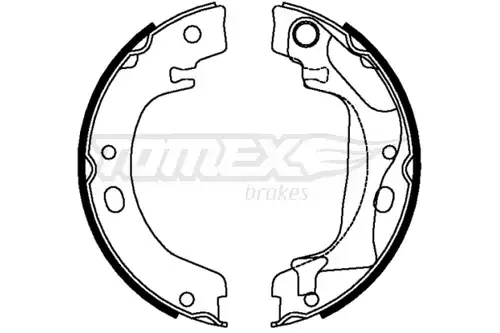 комплект спирачна челюст TOMEX Brakes TX 22-28