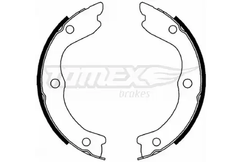 комплект спирачна челюст TOMEX Brakes TX 22-30