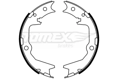 комплект спирачна челюст TOMEX Brakes TX 22-39