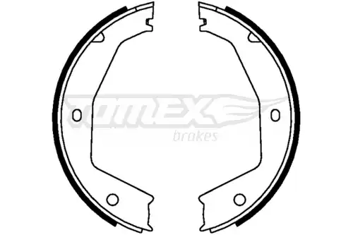 комплект спирачна челюст TOMEX Brakes TX 22-44