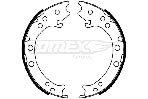 комплект спирачна челюст TOMEX Brakes TX 22-52