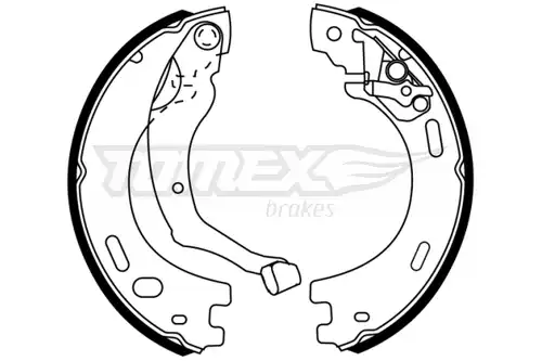 комплект спирачна челюст TOMEX Brakes TX 22-63