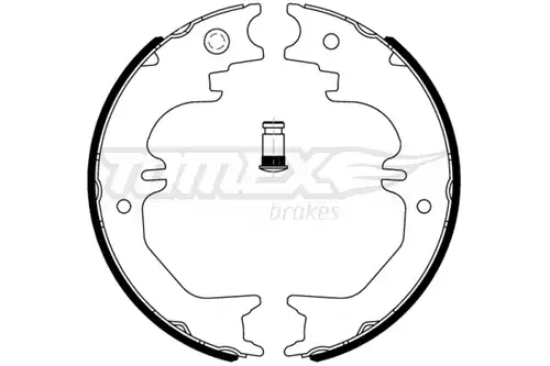 комплект спирачна челюст TOMEX Brakes TX 22-64