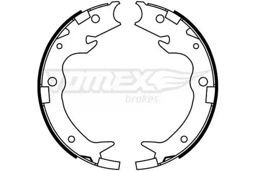 комплект спирачна челюст TOMEX Brakes TX 22-65