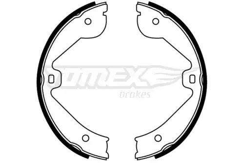 комплект спирачна челюст TOMEX Brakes TX 22-67