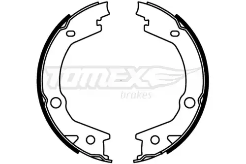 комплект спирачна челюст TOMEX Brakes TX 22-68