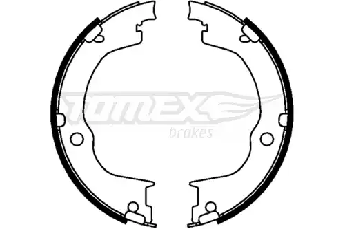 комплект спирачна челюст TOMEX Brakes TX 22-77