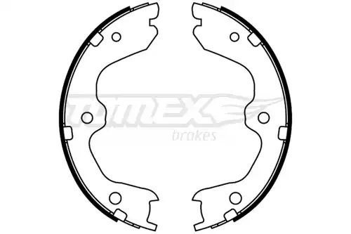 комплект спирачна челюст TOMEX Brakes TX 22-93