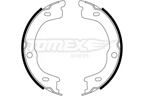 комплект спирачна челюст TOMEX Brakes TX 23-13