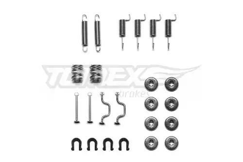 комплект принадлежности, спирани челюсти TOMEX Brakes TX 42-09