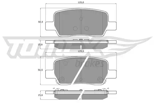 накладки TOMEX Brakes TX 60-19