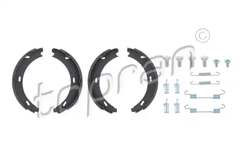 комплект спирачна челюст, ръчна спирачка TOPRAN 401 022