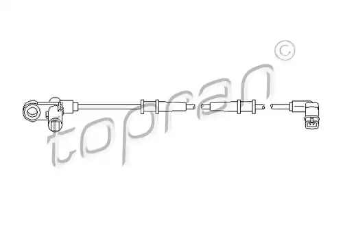 датчик, обороти на колелото TOPRAN 401 547