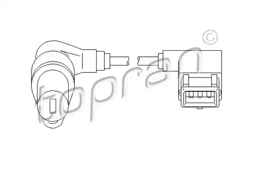 импулсен датчик, колянов вал TOPRAN 501 294