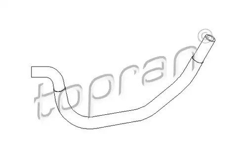 хидравличен маркуч, кормилно управление TOPRAN 501 558