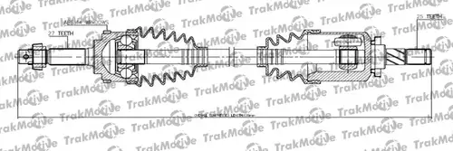 полуоска TrakMotive 30-1121