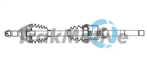 полуоска TrakMotive 30-1880