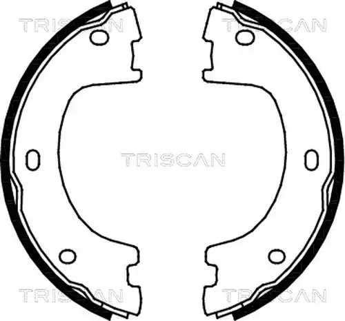 комплект спирачна челюст TRISCAN 8100 23032